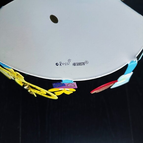 Santa's Christmas Fanciful Flights Metal Karen Rossi Silvestry Stand Card Holder - Picture 16 of 16